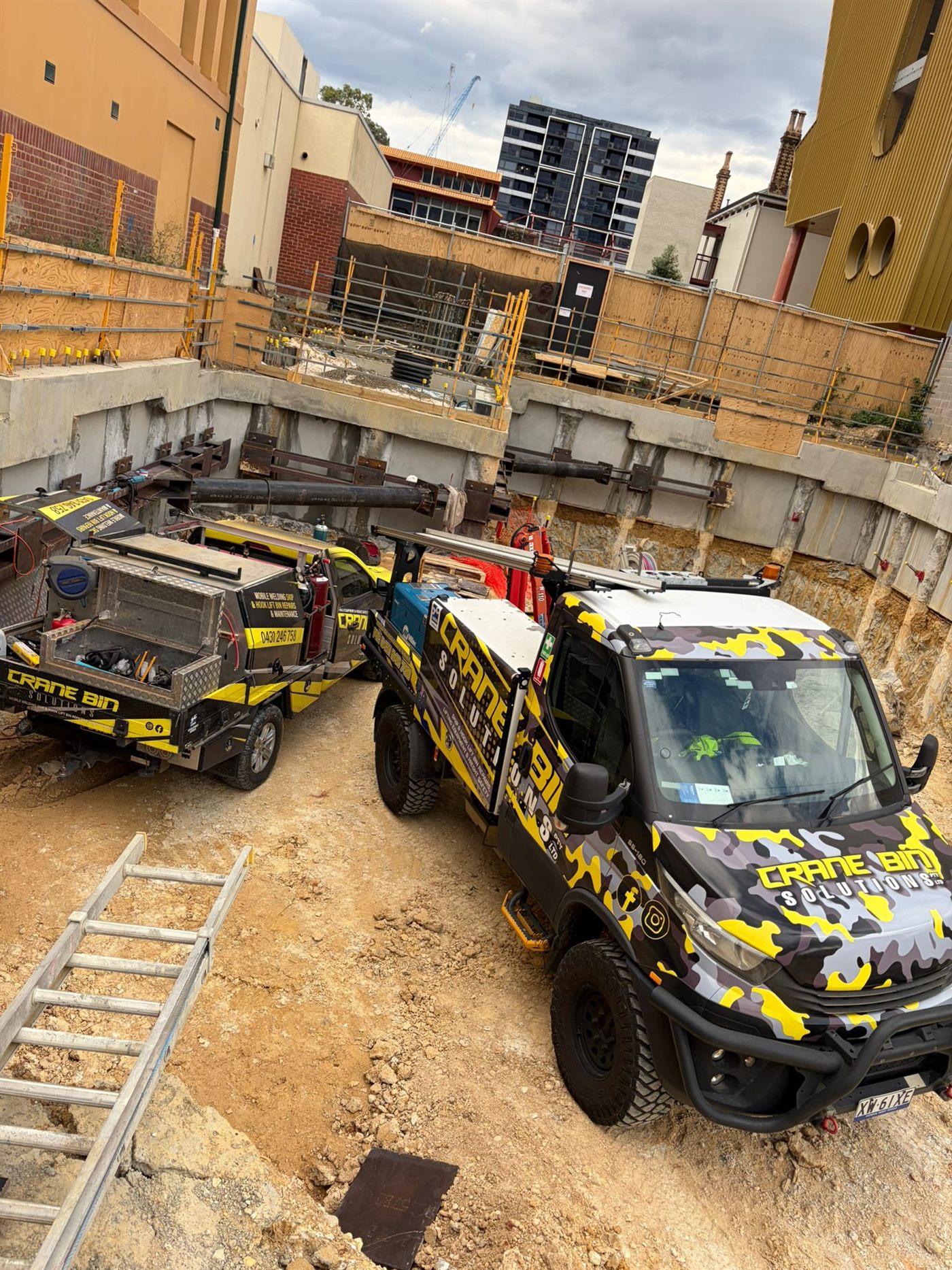 On-site welding and fabrication
